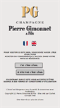 Mobile Screenshot of champagne-gimonnet.com